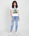 Shop Women's White Sea u Never Graphic Printed T-shirt-Full