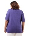 Shop Women's Skipper Blue Oversized Plus Size T-shirt-Design