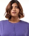 Shop Women's Skipper Blue Oversized Plus Size T-shirt