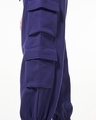 Shop Women's Skipper Blue Super Loose Fit Brushed Joggers
