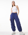 Shop Women's Skipper Blue Super Loose Fit Joggers