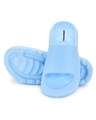 Shop Women's Sky Blue Platform Sliders