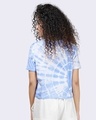 Shop Women's Sky Tie Dye Crop T-Shirt Boxy Fit-Full