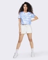 Shop Women's Sky Tie Dye Crop T-Shirt Boxy Fit