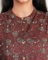 Shop Women's Sleeveless Button Down Mandarin Collar Side Slit Kurta