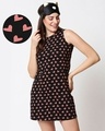 Shop Women's Sleeveless Heart All Over Printed Night Dress