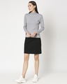 Shop Women's Slip Dress with Grey Turtle Neck Top-Design