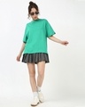 Shop Women's Slushy Green Oversized T-shirt