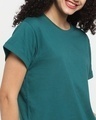 Shop Women's Snazzy Green Boyfriend T-shirt