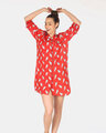 Shop Women's Sneakers Nightdress Red