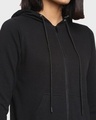 Shop Women's Black Zipper Hoodie