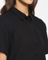 Shop Women's Solid Casual Black Shirt