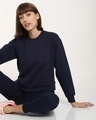 Shop Women's Solid Cropped Sweatshirt-Front