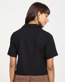 Shop Women's Black Embroidered Shirt-Full