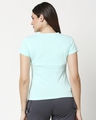 Shop Women's Solid Light Blue Lounge T-Shirt-Design