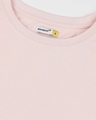 Shop Women's Solid Light Pink Lounge T-Shirt