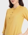 Shop Women's Mustard Long Kurta-Full