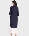 Shop Women's Blue Long Kurta-Design
