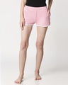 Shop Women's Solid Lounge Shorts-Front