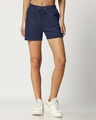 Shop Women's Solid Lounge Shorts-Front