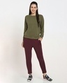 Shop Women's Olive Sweatshirt-Full