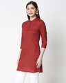 Shop Women's Solid Red Short Kurta-Design