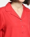 Shop Women's Solid Resort Boxy Red Shirt