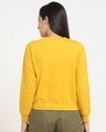 Shop Women's Yellow Sweatshirt With Tie Up-Design