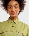 Shop Women's Green Waist Top