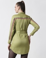 Shop Women's Green Tape Tunic Dress-Full