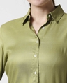 Shop Women's Green Tape Tunic Dress