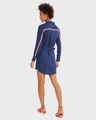 Shop Women's Blue Tape Tunic Dress-Design