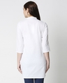 Shop Women's Solid White Short Kurta-Full