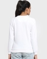 Shop Women's Solid White Sweatshirt-Design