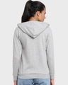 Shop Women's Grey Zipper Hoodie-Design