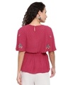 Shop Women's Sugarberry Embroidered Flared Top