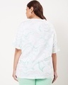 Shop Women's Sun-Kissed Green Marble AOP Plus Size Oversized T-shirt-Design