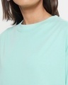 Shop Women's Sun-Kissed Green Oversized T-shirt