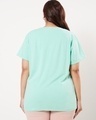 Shop Women's Sun-Kissed Green Plus Size Boyfriend T-shirt-Design