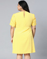 Shop Women's Sunset Yellow Plus Size Dress-Full