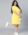 Shop Women's Sunset Yellow Plus Size Dress