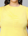 Shop Women's Sunset Yellow Plus Size Dress
