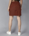 Shop Women's Tan Slim Fit Cargo Skirts-Design