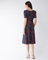 Shop Women's Teal Floral Print Dress-Design