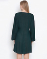Shop Women's Teal Green Striped Dress-Full