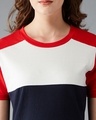 Shop Women's Tell Me What To Do colour-block T-shirt Dress