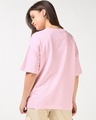 Shop Women's Tendor Touch Pink Graphic Printed Oversized T-shirt-Full