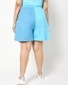 Shop Women's Upbeat Blue Plus Size Half N Half Shorts-Design