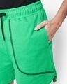 Shop Women's Varsity Green Mesh Shorts