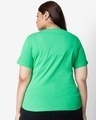 Shop Women's Varsity Green Plus Size T-shirt-Design
